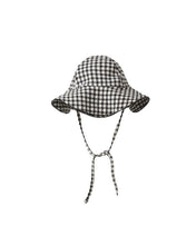 Load image into Gallery viewer, Swim Hat - Black Gingham
