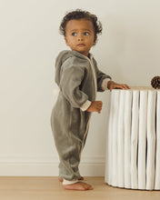Load image into Gallery viewer, Velour Zip Jumpsuit - Forest
