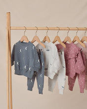 Load image into Gallery viewer, Relaxed Fleece Sweatshirt - Silver Moons
