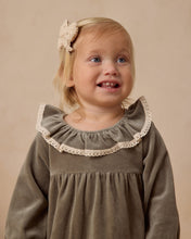 Load image into Gallery viewer, Velour Baby Dress - Forest
