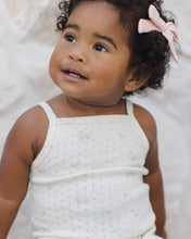 Load image into Gallery viewer, Pointelle Tank + Shortie Set - Pink Ditsy
