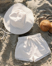 Load image into Gallery viewer, Sun Hat - Oat Check
