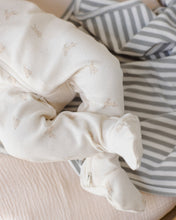 Load image into Gallery viewer, Zip Long Sleeve Sleeper Footie - Bunnies
