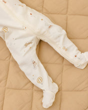 Load image into Gallery viewer, Zip Long Sleeve Sleeper Footie - Carnival
