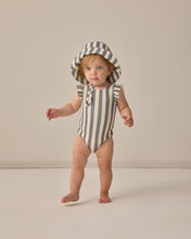 Load image into Gallery viewer, Bucket Hat - Retro Stripe Ocean
