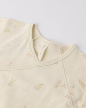 Load image into Gallery viewer, Wrap Top + Footed Pant Set - Bunnies
