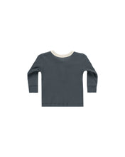 Load image into Gallery viewer, Ribbed Henley - Indigo
