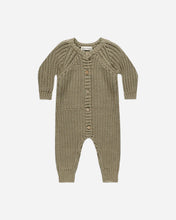 Load image into Gallery viewer, Chunky Knit Jumpsuit - Olive
