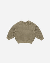 Load image into Gallery viewer, Chunky Knit Sweater - Olive
