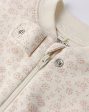 Load image into Gallery viewer, Zip Long Sleeve Sleeper Footie - Ditsy
