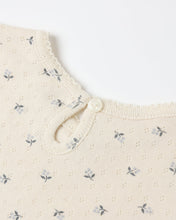 Load image into Gallery viewer, Pointelle Long Sleeve Tee + Legging - Blue Ditsy
