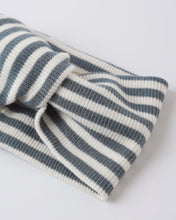 Load image into Gallery viewer, Knotted Headband - Ocean Stripe
