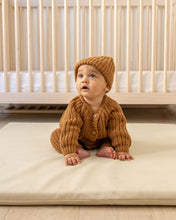 Load image into Gallery viewer, Chunky Knit Jumpsuit - Cinnamon SIZE 3-6, 18-24 MONTHS
