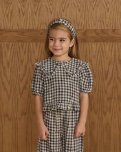 Load image into Gallery viewer, Prairie Blouse - Navy Check
