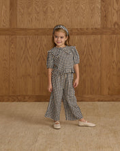 Load image into Gallery viewer, Wide Leg Pant - Navy Check
