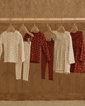 Load image into Gallery viewer, Ribbed Long Sleeve Top - Ruby Ditsy
