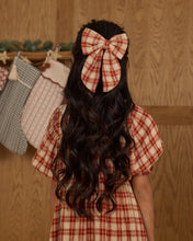 Load image into Gallery viewer, Oversized Bow - Red Plaid
