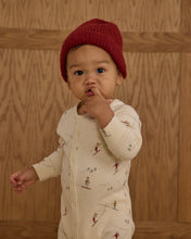 Load image into Gallery viewer, Organic Long John Pajamas - Skiers
