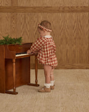 Load image into Gallery viewer, Heidi Romper - Red Plaid
