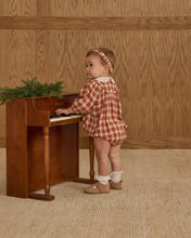 Load image into Gallery viewer, Heidi Romper - Red Plaid
