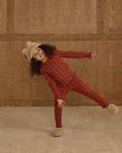 Load image into Gallery viewer, Ribbed Long Sleeve Top - Ruby Ditsy
