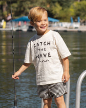 Load image into Gallery viewer, Swim Trunk - Black Gingham
