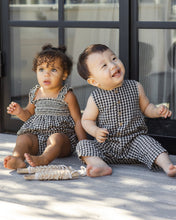 Load image into Gallery viewer, Julia Romper - Black Check
