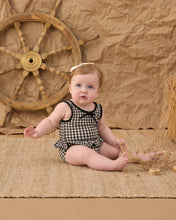 Load image into Gallery viewer, Skirted One Piece - Black Gingham
