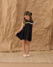 Load image into Gallery viewer, Sailor Dress - Black
