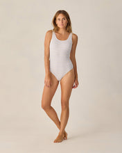 Load image into Gallery viewer, Women's Caitlin One-Piece - Periwinkle Stripe
