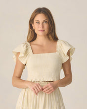 Load image into Gallery viewer, Women's Zayla Top - Citron Stripe
