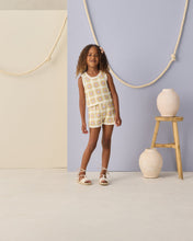 Load image into Gallery viewer, Crochet Tank Set - Citron Daisy Check
