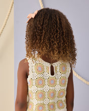 Load image into Gallery viewer, Crochet Tank Set - Citron Daisy Check
