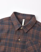 Load image into Gallery viewer, Collared Long Sleeve Shirt - Midnight Plaid
