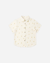 Load image into Gallery viewer, Collared Short Sleeve Shirt - Pineapple
