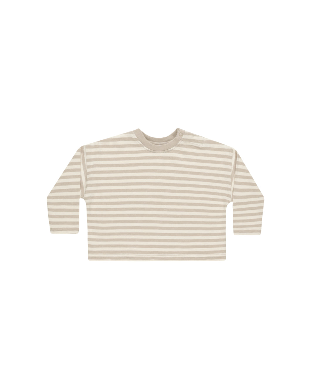 Camden Long Sleeve Tee - Pebble Stripe