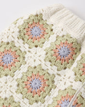 Load image into Gallery viewer, Crochet Tank Set - Citron Daisy Check
