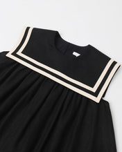 Load image into Gallery viewer, Sailor Dress - Black
