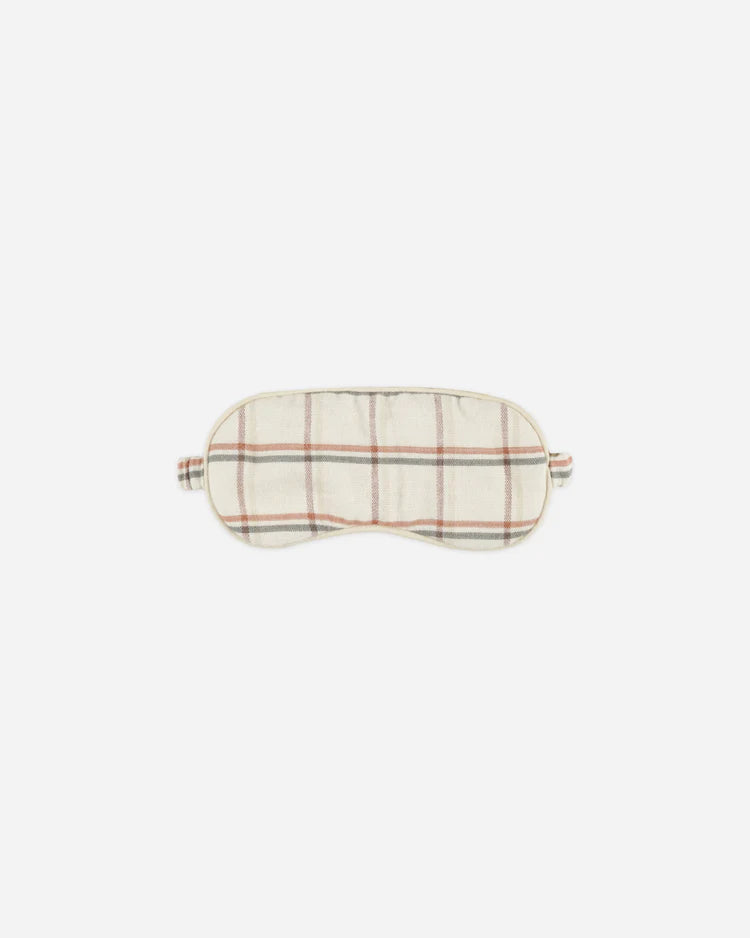 Sleep Mask - Holiday Plaid