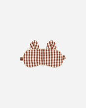 Load image into Gallery viewer, Sleep Mask - Brick Gingham
