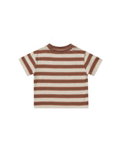 Load image into Gallery viewer, Relaxed Tee - Cedar Stripe SIZE 18-24 MONTHS
