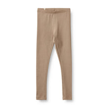 Load image into Gallery viewer, Rib Leggings Maddy - Soft Brown - SIZE 7, 8 YR
