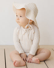 Load image into Gallery viewer, Sun Hat - Oat Check

