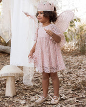 Load image into Gallery viewer, Luna Dress - Rose Embroidered Daisy
