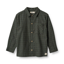 Load image into Gallery viewer, Shirt Oscar - Black Coal Check SIZE 3 MONTHS, 4 YEARS

