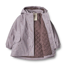 Load image into Gallery viewer, Thermo Raincoat Rika - Lavender Flowers
