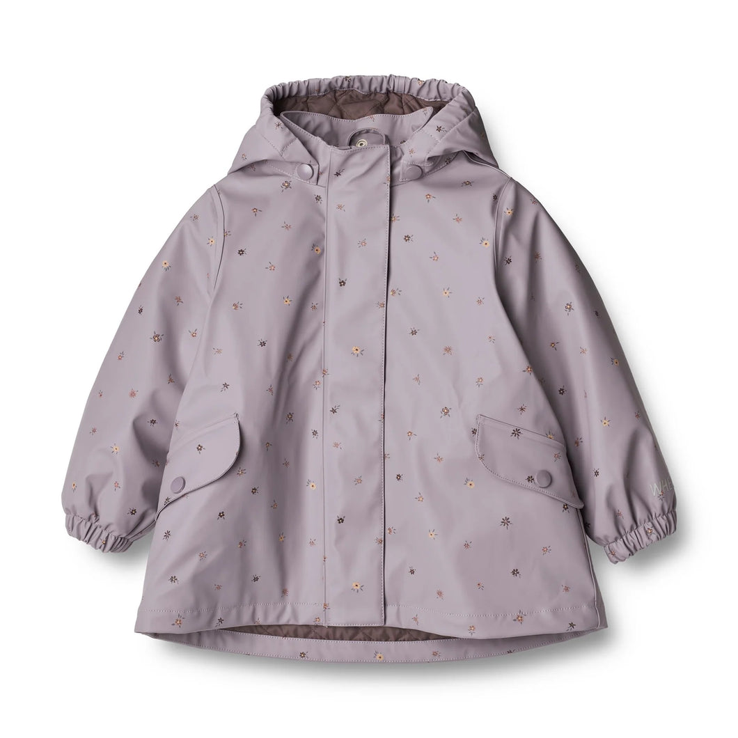 Thermo Raincoat Rika - Lavender Flowers