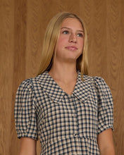 Load image into Gallery viewer, Del Mar Dress - Navy Check - SIZE 10 YR
