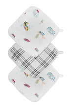 Load image into Gallery viewer, Washcloth Set - All Aboard
