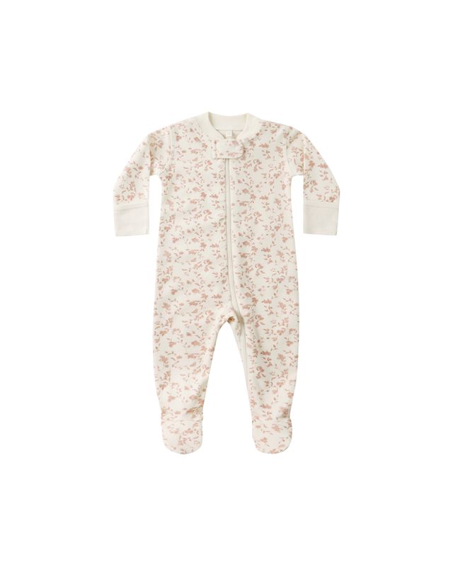 Zip Long Sleeve Sleeper Footie - French Garden